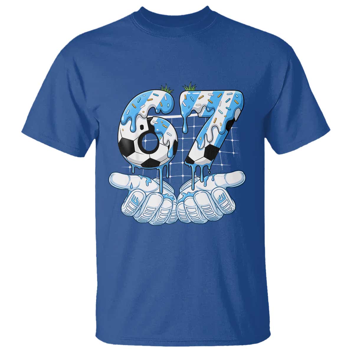 Funny Argentina Six Seven Football Meme T Shirt Gen Alpha Soccer Fan