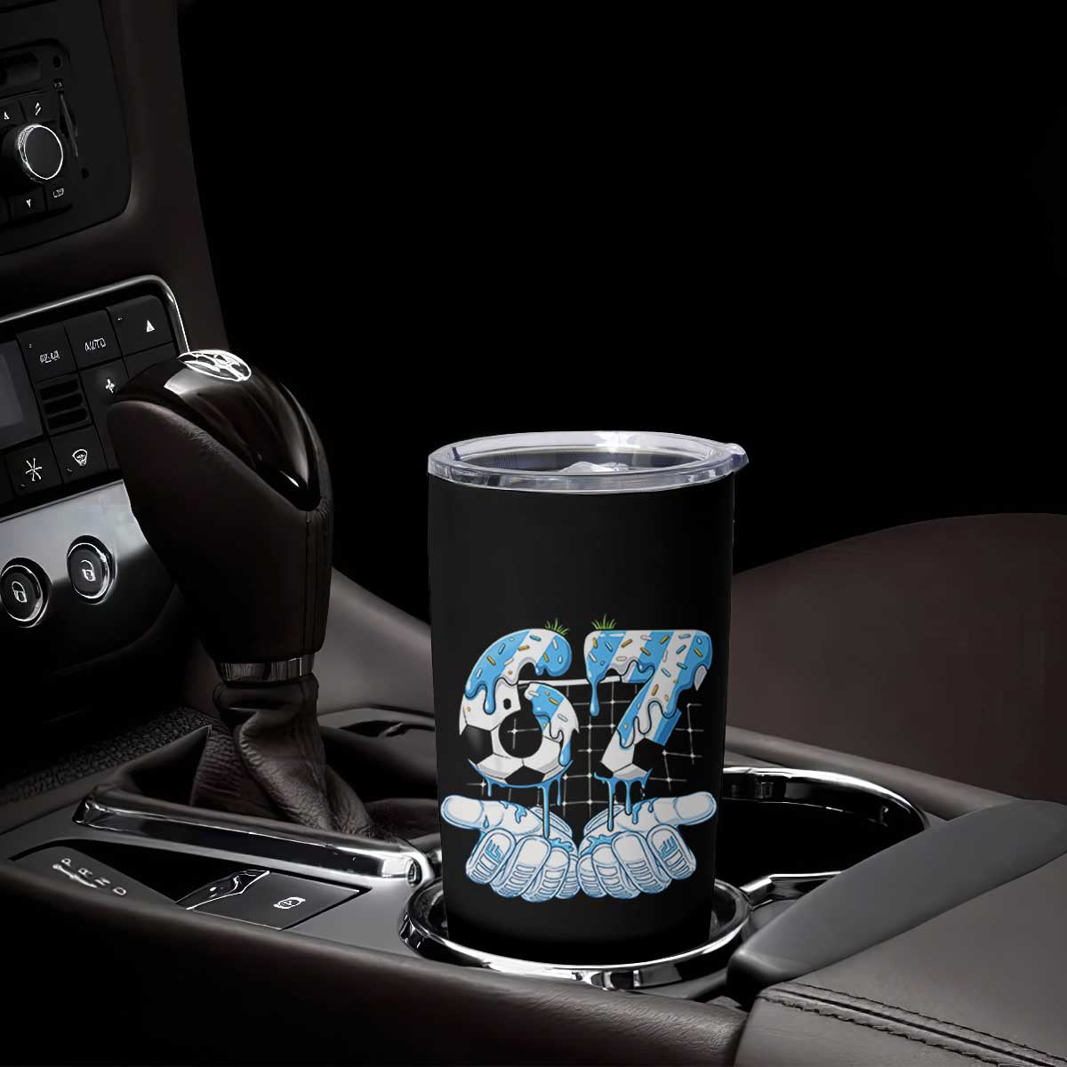 Funny Argentina Six Seven Football Meme Tumbler Cup Gen Alpha Soccer Fan