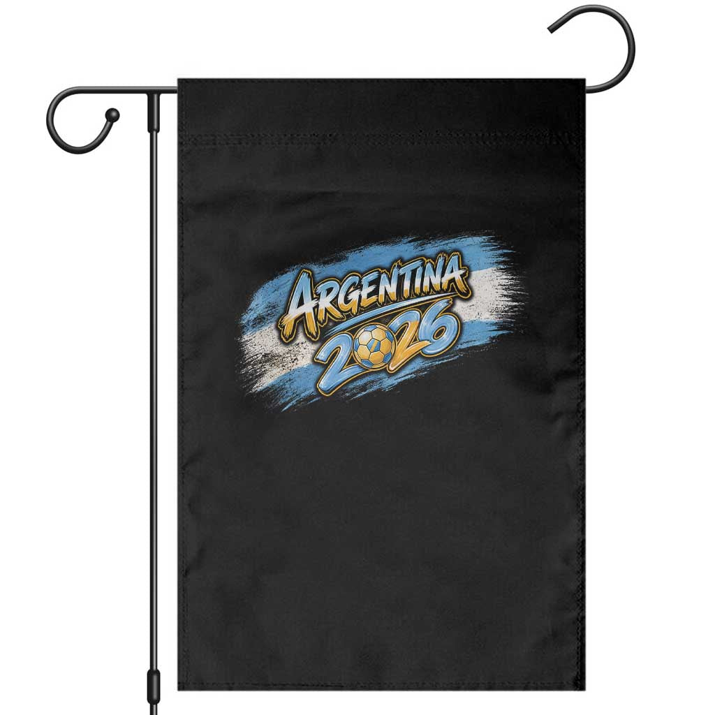 Vintage Argentina Soccer Pride 2026 Graphic Garden Flag