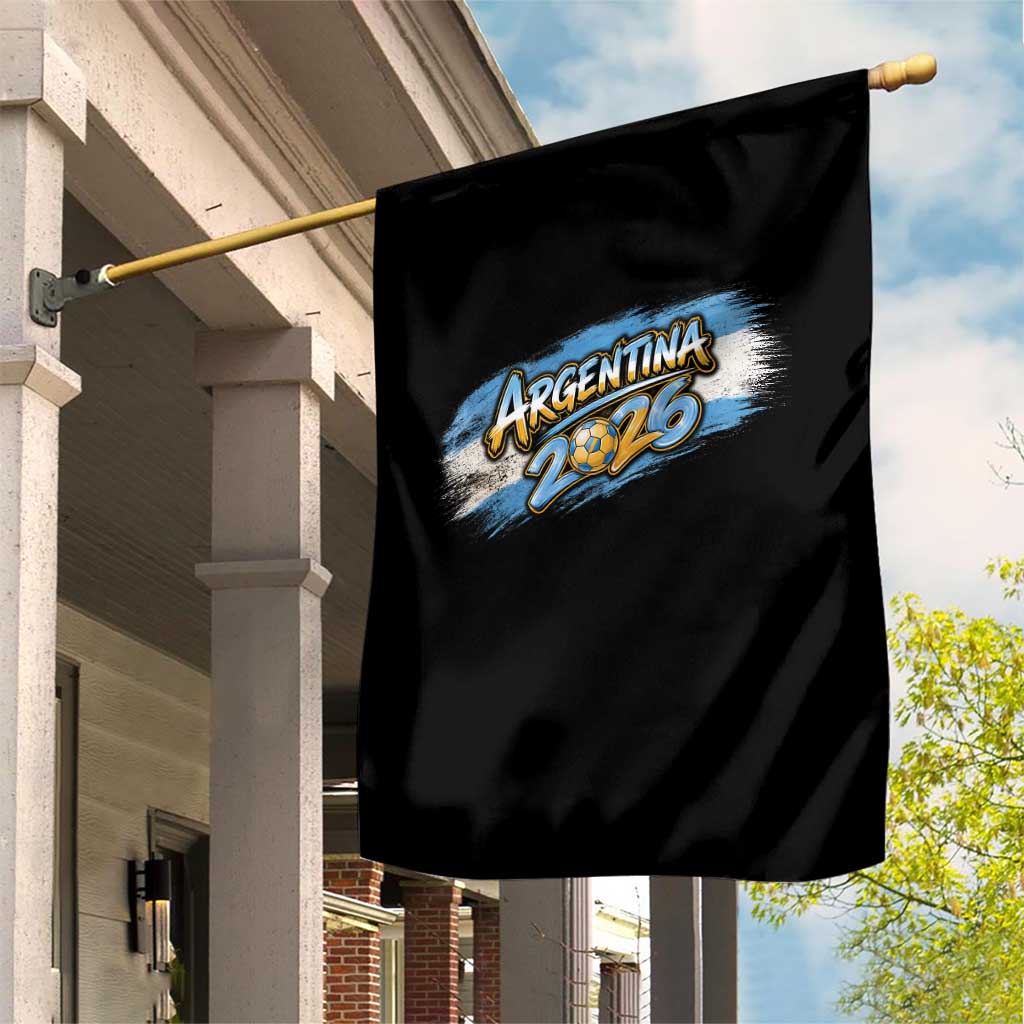 Vintage Argentina Soccer Pride 2026 Graphic Garden Flag