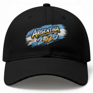 Vintage Argentina Soccer Pride 2026 Graphic Baseball Cap