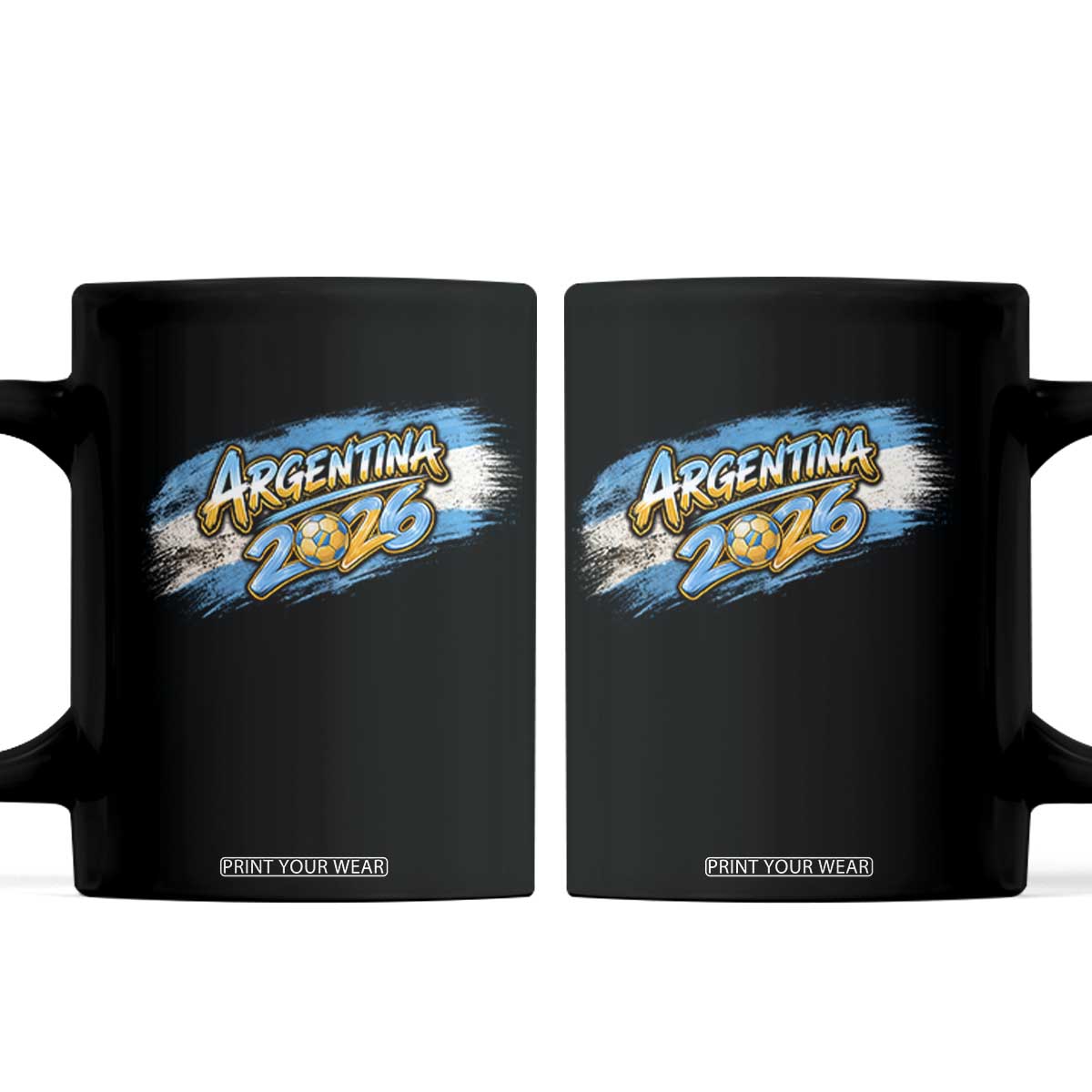Vintage Argentina Soccer Pride 2026 Graphic Coffee Mug