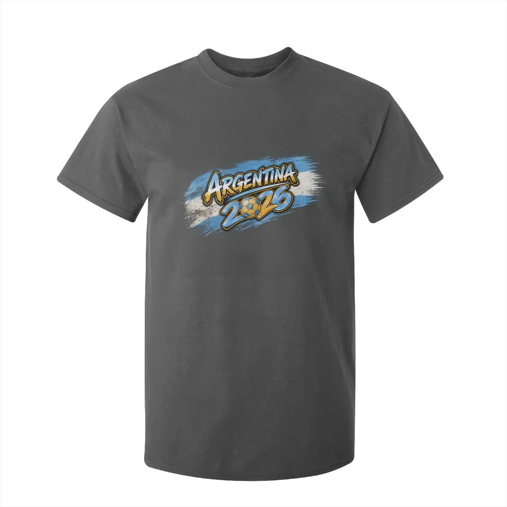 Vintage Argentina Soccer Pride 2026 Graphic T Shirt For Kid