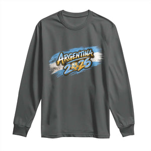 Vintage Argentina Soccer Pride 2026 Graphic Long Sleeve Shirt