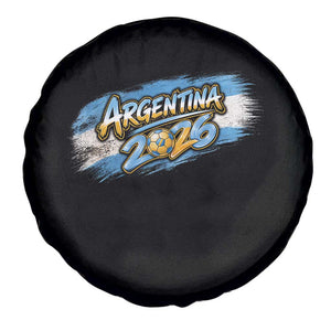 Vintage Argentina Soccer Pride 2026 Graphic Spare Tire Cover