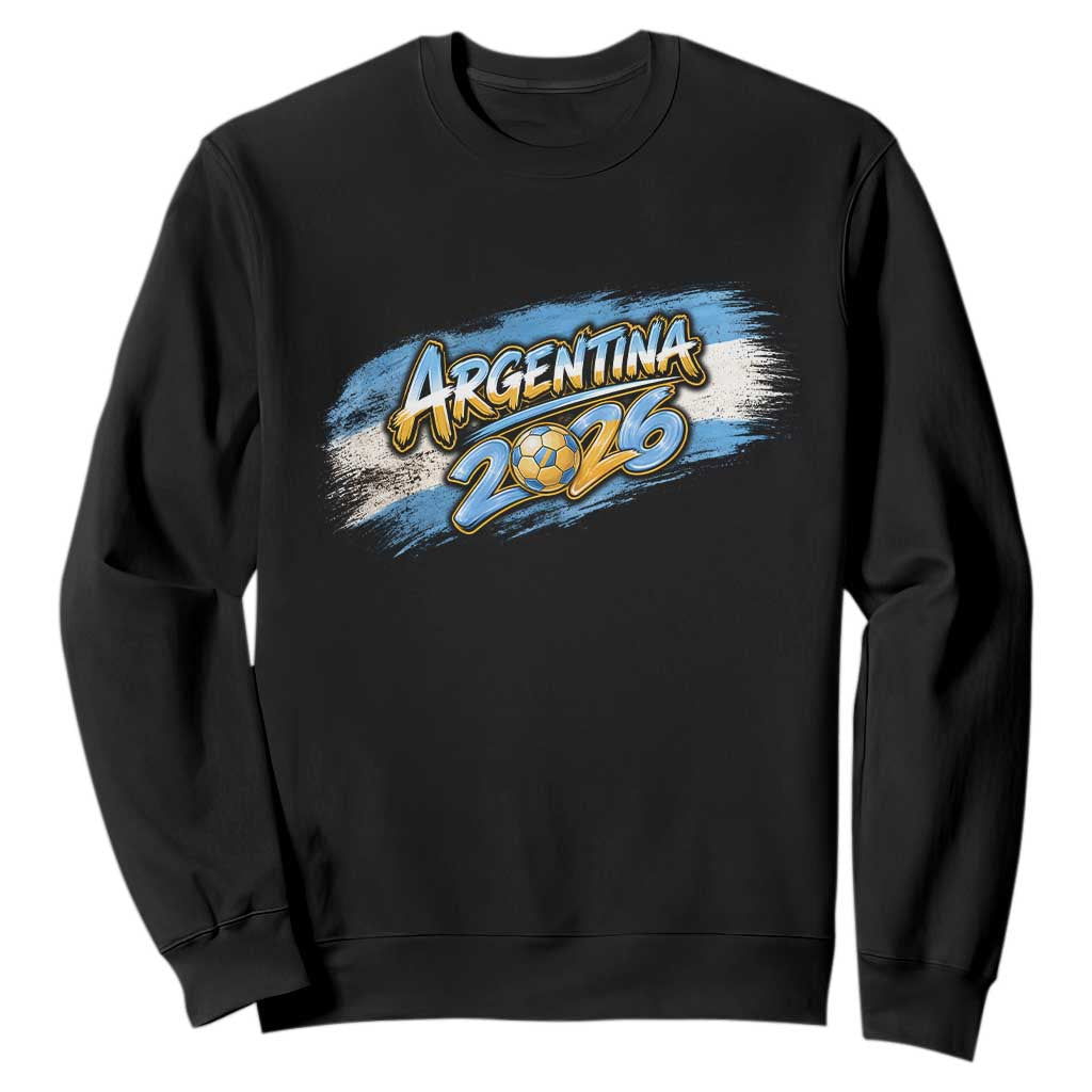 Vintage Argentina Soccer Pride 2026 Graphic Sweatshirt