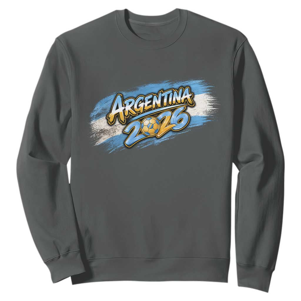 Vintage Argentina Soccer Pride 2026 Graphic Sweatshirt