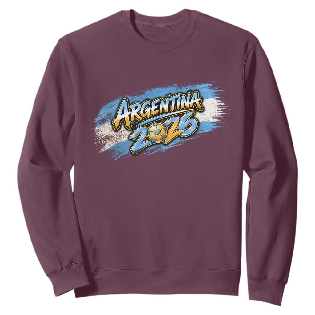 Vintage Argentina Soccer Pride 2026 Graphic Sweatshirt