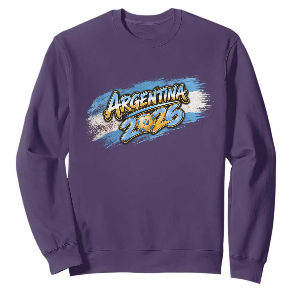 Vintage Argentina Soccer Pride 2026 Graphic Sweatshirt