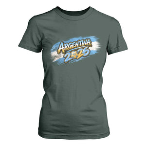 Vintage Argentina Soccer Pride 2026 Graphic T Shirt For Women
