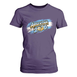 Vintage Argentina Soccer Pride 2026 Graphic T Shirt For Women