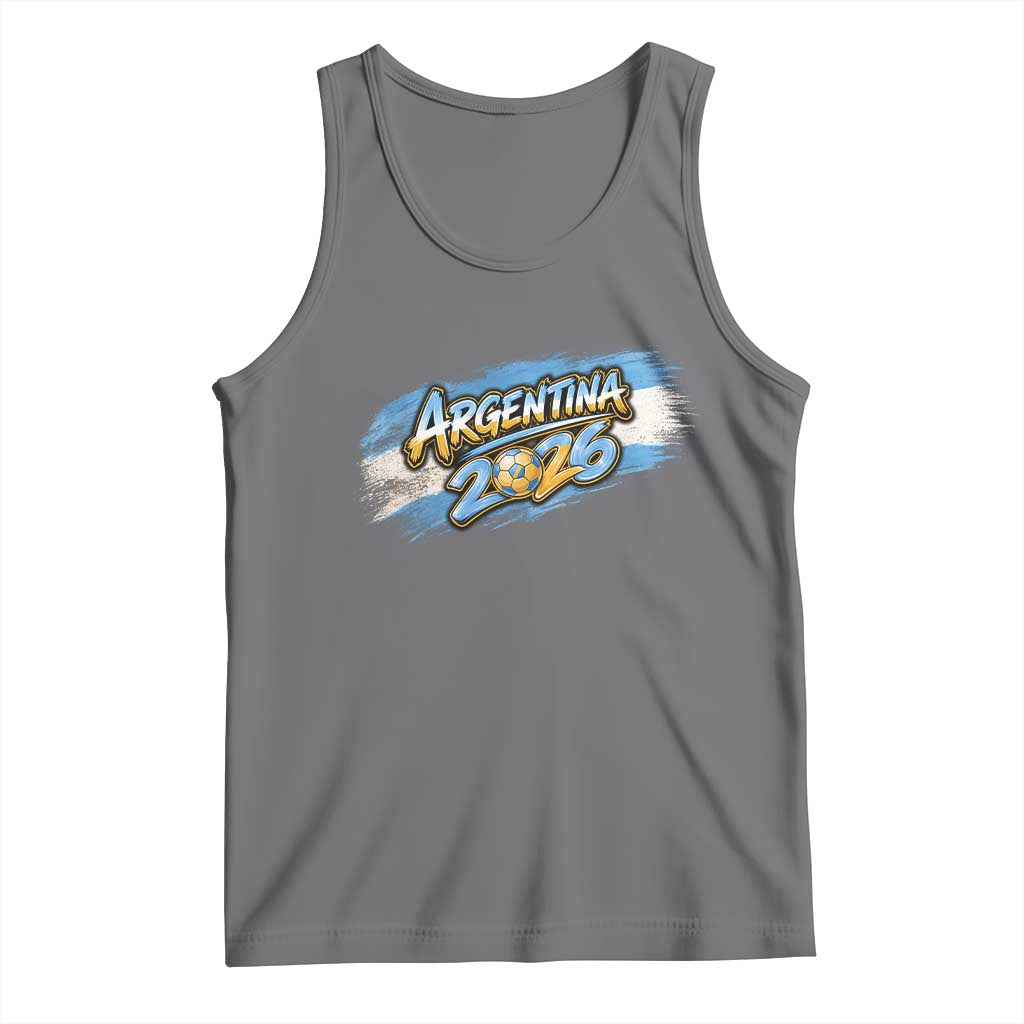 Vintage Argentina Soccer Pride 2026 Graphic Tank Top