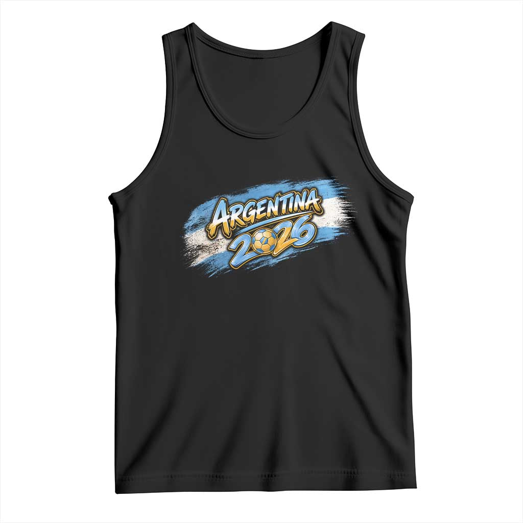 Vintage Argentina Soccer Pride 2026 Graphic Tank Top