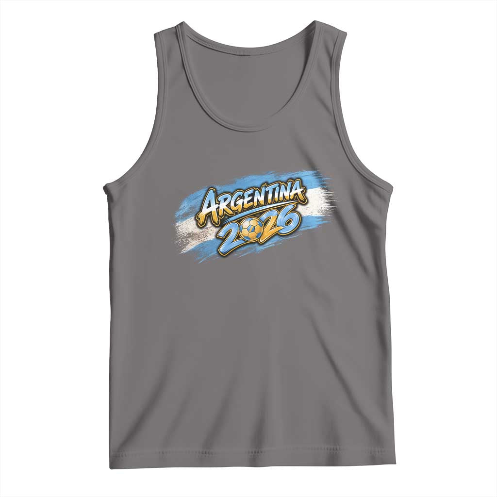 Vintage Argentina Soccer Pride 2026 Graphic Tank Top