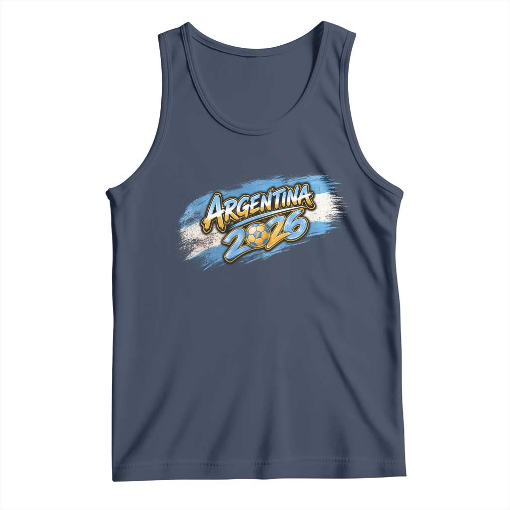 Vintage Argentina Soccer Pride 2026 Graphic Tank Top
