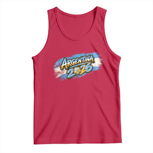 Vintage Argentina Soccer Pride 2026 Graphic Tank Top
