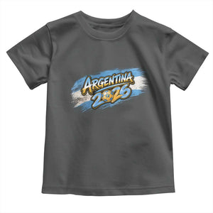 Vintage Argentina Soccer Pride 2026 Graphic Toddler T Shirt