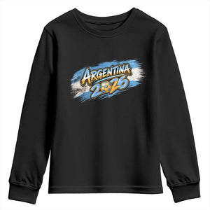 Vintage Argentina Soccer Pride 2026 Graphic Youth Sweatshirt