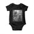 Funny Capybara Selfie With Dinosaur Meme Baby Onesie Animal Humor Gift TS12 Black Print Your Wear