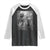 Funny Capybara Selfie With Dinosaur Meme Raglan Shirt Animal Humor Gift TS12 Black White Print Your Wear