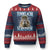 Tummy Ache Survivor Ugly Christmas Sweater Funny Capybara Meme For Animal Lover TS12 Navy Red Print Your Wear