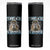 Tummy Ache Survivor Skinny Tumbler Funny Capybara Meme For Animal Lover TS12 Black Print Your Wear