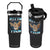 Autism Capybara Flip Straw Tumbler Funny Rizz Em With The Tism TS12 One Size: 30 oz Black Print Your Wear