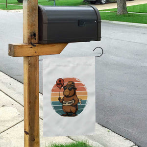 Funny Capybara Garden Flag Be Capy Do Not Worry For Animal Lovers TS12 Print Your Wear