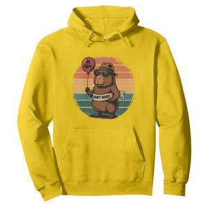 Funny Capybara Hoodie Be Capy Do Not Worry For Animal Lovers TS12 Daisy Print Your Wear