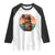 Funny Capybara Raglan Shirt Be Capy Do Not Worry For Animal Lovers TS12 White Black Print Your Wear