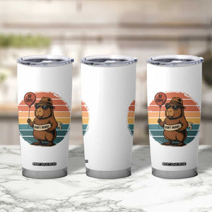 Funny Capybara Tumbler Cup Be Capy Do Not Worry For Animal Lovers TS12 Print Your Wear