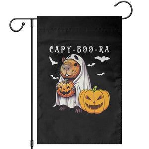 Funny Halloween Capy Boo Ra Garden Flag Cute Capybara Boo Ghost TS12 Black Print Your Wear