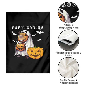 Funny Halloween Capy Boo Ra Garden Flag Cute Capybara Boo Ghost TS12 Print Your Wear