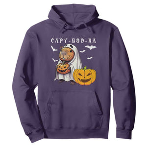 Funny Halloween Capy Boo Ra Hoodie Cute Capybara Boo Ghost TS12 Purple Print Your Wear