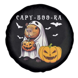 Funny Halloween Capy Boo Ra Spare Tire Cover Cute Capybara Boo Ghost TS12 Print Your Wear
