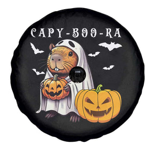 Funny Halloween Capy Boo Ra Spare Tire Cover Cute Capybara Boo Ghost TS12 Print Your Wear