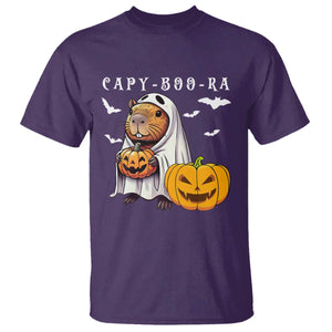 Funny Halloween Capy Boo Ra T Shirt Cute Capybara Boo Ghost TS12 Purple Print Your Wear