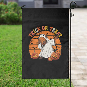 Funny Capybara Halloween Garden Flag Trick Or Treat Cute Cappy Boo Ghost TS12 Print Your Wear