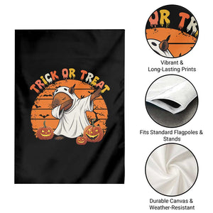 Funny Capybara Halloween Garden Flag Trick Or Treat Cute Cappy Boo Ghost TS12 Print Your Wear