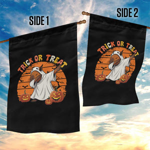 Funny Capybara Halloween Garden Flag Trick Or Treat Cute Cappy Boo Ghost TS12 Print Your Wear