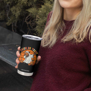 Funny Capybara Halloween Tumbler Cup Trick Or Treat Cute Cappy Boo Ghost TS12 Print Your Wear