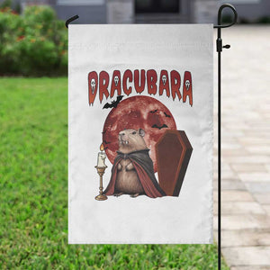 Halloween Capybara Garden Flag Funny Dracubara In Dracula Outfit TS12 Print Your Wear