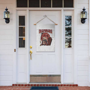 Halloween Capybara Garden Flag Funny Dracubara In Dracula Outfit TS12 Print Your Wear