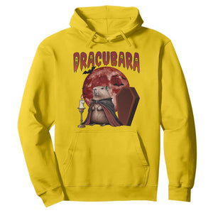 Halloween Capybara Hoodie Funny Dracubara In Dracula Outfit TS12 Daisy Print Your Wear