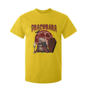 Halloween Capybara T Shirt For Kid Funny Dracubara In Dracula Outfit TS12 Daisy Print Your Wear