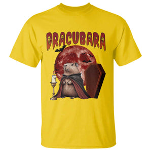 Halloween Capybara T Shirt Funny Dracubara In Dracula Outfit TS12 Daisy Print Your Wear