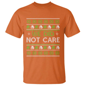 We Did Not Care T Shirt Ugly Christmas Football Fan Gift TS12 Orange Print Your Wear