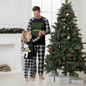 Seattle Skyline Game Day Plaid Pajama Set Ugly Christmas Football Fan Gift TS12 White Plaid Print Your Wear