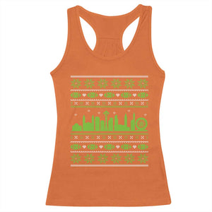 Seattle Skyline Game Day Racerback Tank Top Ugly Christmas Football Fan Gift TS12 Orange Print Your Wear