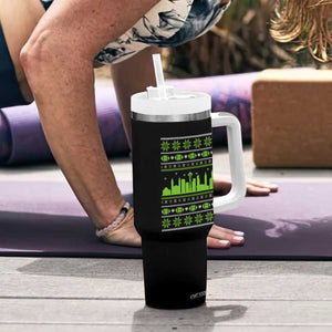 Seattle Skyline Game Day Tumbler With Handle Ugly Christmas Football Fan Gift TS12 Print Your Wear